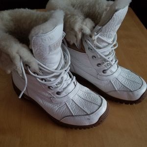 Ugg boots. Adirondacks